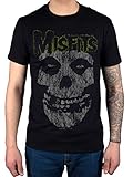 Official Misfits Classic Vintage T-Shirt Black