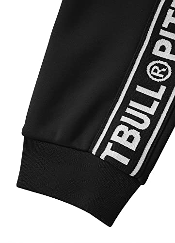 PITBULL - Jogginghose Herren Lang Pit Bull West Coast, Trainingshose Herren Normaler Schnitt, Sporthose Lang Zwei Seitentaschen, Freizeithose, Activewear, XL