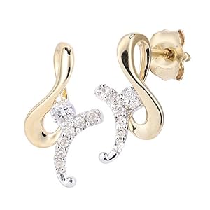 Naava Naava Damen-Ohrringe 375 Weißgold 9 K Diamant Naava Naava Damen-Ohrringe 375 Weißgold 9 K Diamant