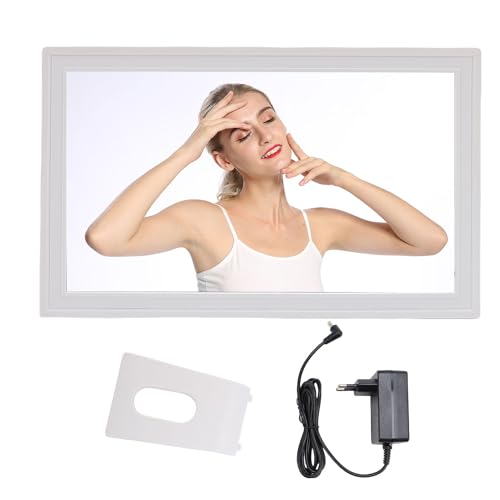 Marco De Fotos Digital 18.5 Pulgadas LED LCD Pantalla Táctil 32GB WiFi - Imágenes Nítidas, Control Intuitivo Táctil, para Hogar Y Oficina (Enchufe UE)