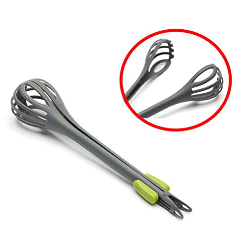Upkoch 2 Pcs Egg Beater Food Tong Nylon Hand Whisk Mixer Cream Baking Flour Stirrer Gadget Food Snack Salad Bread Clamp Clip Kitchen Cooking Baking Tools #TOP4