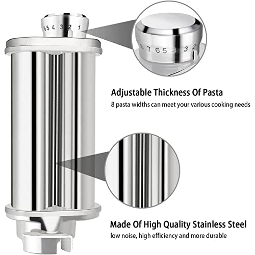 Conjunto de acessório de máquina de macarrão, 3 conjunto de acessório de máquina de fazer macarrão d