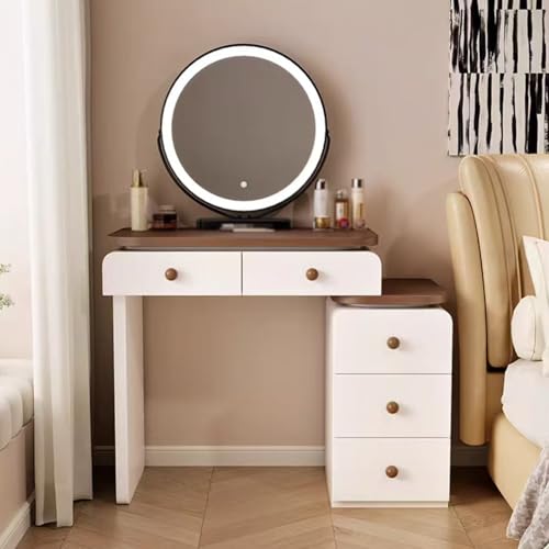 ���ϑ� �h���b�T�[ �X�c�[���t�� �L�k�� ���� �O�F����LED�~���[ ��^���[ 5�i���o�� �������\ �ؖڒ��f�X�N�g�b�v ��e�� ���C�N�� �Q�� 100x45x75