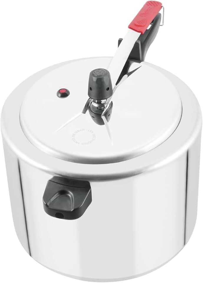 Panela de Pressão Alumínio Globo – Válvula de Segurança, Produção Nacional, Cabo Reforçado, Certificada pelo Inmetro (10 L)