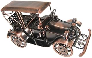 VORCOOL Vintage Iron Car Model Handmade Classic Vehicle Models Retro Handicraft Collectible Iron Art Sculpture Home Desk Workplace Office Decoration (Bronze)