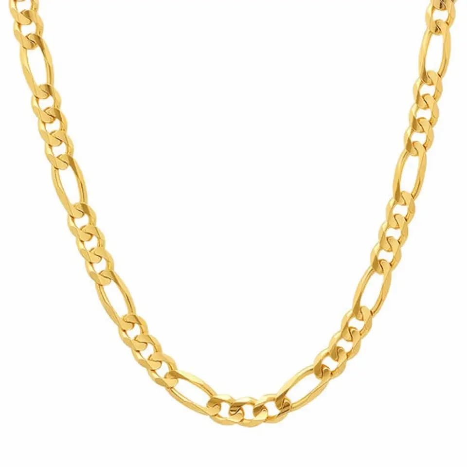 gold chain for men necklace for men chains for men neck chain for men chain for boys men chain mens chain Stainless steel stylish long chains platinum Locket Pendant golden chain fashion-342