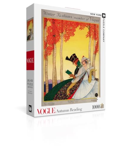 New York Puzzle Company - Vogue Autumn Reading - 1000 Piece Jigsaw Puzzle