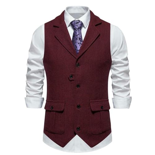 Chaleco casual bordado de otoño para hombres ideal para paseos urbanos