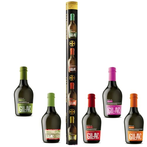 GILAC TOTEM CURIOSO- Birre Artigianali Confezioni Regalo 5 Bottiglie da 33cl Birra Artigianale Italiana Non filtrata e Non pastorizzata Degustazione Birra Selezione Premium - Idea Regalo Unica