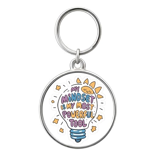 Image of MG | Protective Evil Eye /Spiritual Symbols /Om /Motivational Keychains | Double-Sided Metal Key Ring | Good Luck and devine Charm for Car, Bike, Home & Office