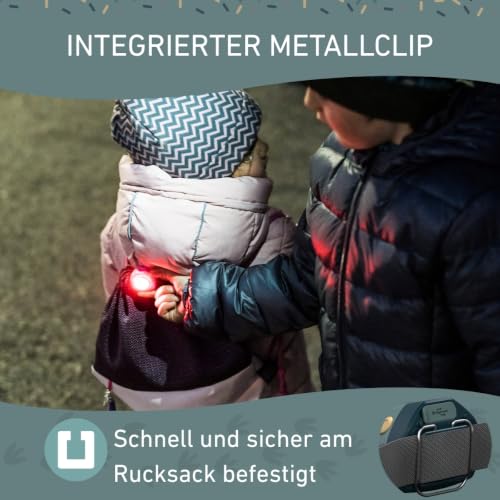Ledlenser KIDLED4R Kinder-Stirnlampe Wiederaufladbar | 3 LED-Farben und Blinkmodus, Leichtgewicht 25 g, inkl. Taschenclip… – Ansicht 7