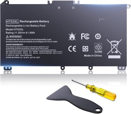 OILLvi L11119-855 HT03XL Laptop Battery for HP Pavilion 14-CE 14-CF 14-CK 14-CM 14-DH 14-DK 14-DF 14-MA 14Q-CS 14Q-CY 15-CS 15-DQ 15-DA 15-DB 15-CW 17-BY 17-CA 240 245 250 255 G7 340 348 G5