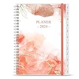 TABS & ELASTIC CLOSURE & POCKET - Jeder Monat ist mit laminierten Tabs abgetrennt, elastischer Verschluss zum Schutz der Innenseiten, Innentasche zur Aufbewahrung loser Gegenstände wie Tickets, Karten, Papiere etc. Multi-Style-Cover sind optional, wie Oktopus, Seestern und Muschel