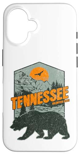 Vintage Tennessee Volunteer State, Smoky Mountains, Bear �X�}�z�P�[�X iPhone 16 �p