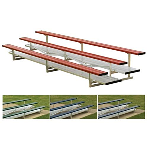 3 Row 15' Powder Coated Bleachers (Ea) #TOP23
