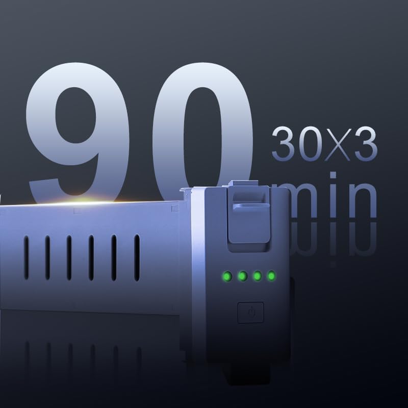 Intelligent Flight Battery showing 90 minutes total flight time