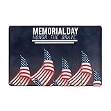  Ives Jean Accueil Tapis Moderne Tapis USA Drapeaux avec étoiles Memorial Day - 100 x 150 cm Tapis antidérapant Tapis de Sol Tapis de Sol pour paillasson Entrée Chambres Salle de Lavage Décor