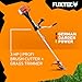 FUXTEC FX-PS162 Petrol Strimmer & Grass Trimmer | 62cc Petrol Grass Trimmer with 2-Stroke Engine, Line Spool, Anti-Vibration System, Comfort Carry Strap