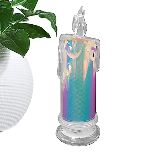 fanelod Velas votivas sin Llama | Coloridas Velas Falsas eléctricas parpadeantes – Velas Falsas para Festivales, Bodas, decoración de Mesa