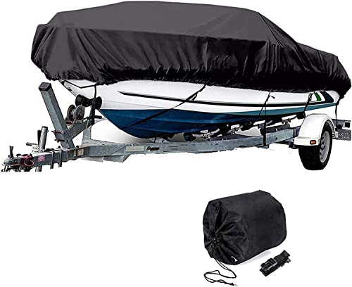 bache bateau housse Housse De Bateau Robuste Et Remorquable, Housse De Bateau Professionnelle En Polyester Oxford 420D, Durable Et Indéchirable, Protection Extérieure Par Tous Les Temps. ( Size : 17~1 Cover