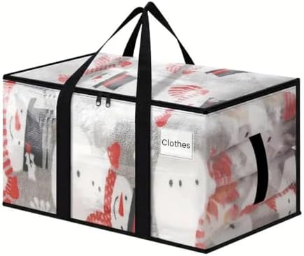 Heavy Duty Storage Bags - 3 Pack Foldable Moving Totes for Travel, Camping & Home Organization, 66LB Capacity, Easy Carry & Space Saving Solution