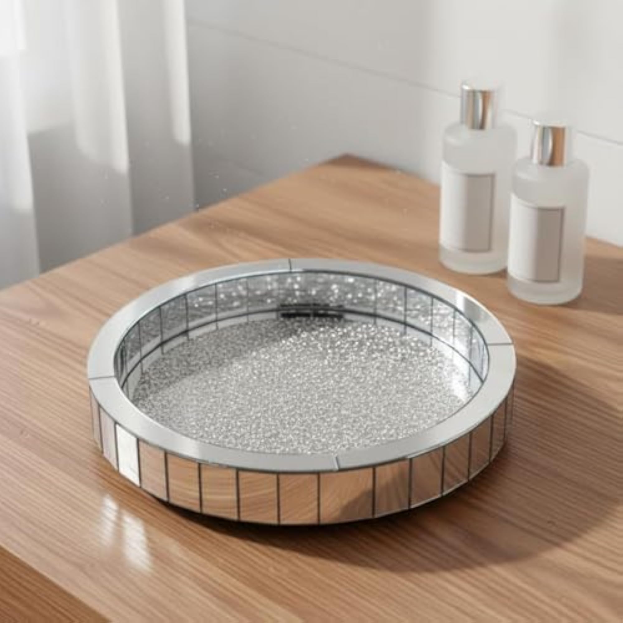 Rotating Makeup Organizer, 360 Degree Cosmetic Tray