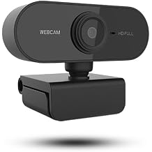Meeting Camera Webcam Full HD 1080P Mini Camera with Microphone USB Plug and Play Webcam Video Call PC Mac. Laptop Desktop Gamer Webcast Wide Angle Webcam
