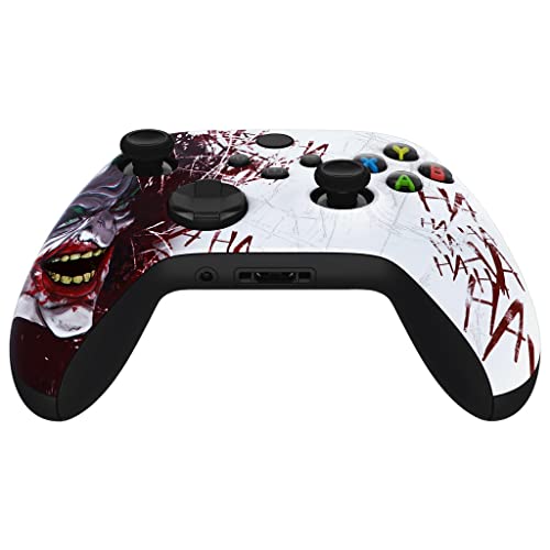 Image of MODDEDZONE UN-Modded Custom Controller compatible with Xbox One S /X... (3.5 mm jack) (Joker Ha Ha Ha)