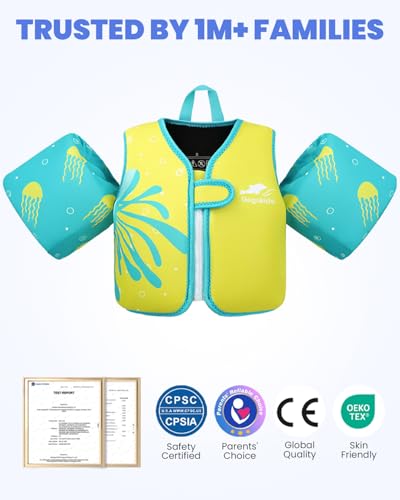 Image of Gogokids Puddle Float Jumper 33-66 Pounds, Toddler Swim Vest Kids Floaties