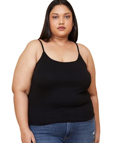 geifa Women’s Round Neck Sleeveless Cami Shaper Solid Tummy Control Shape Wears Women’s Lightweight The Fabric is Smooth Tank Tops Pack of 1-picture-54