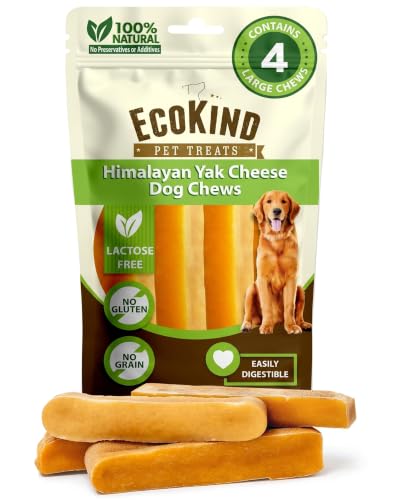 EcoKind Yak Cheese Himalayan Dog Chews, Yak...