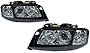 DEPO Black Angel Eye Projector Headlights Replacement for 1998-2001 Audi A6 / S6 C5 Chassis Audi A6 / S6 C5 Chassis - Xenon Model (446-1117PXNDHM2)