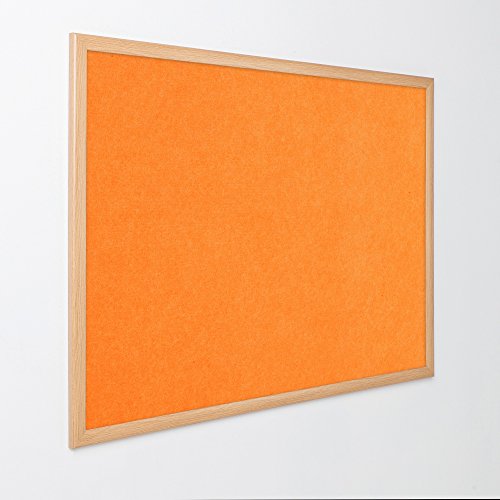 Metroplan Eco-Colour Light Oak Noticeboard - 1200 x 2400mm (
