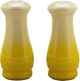 Le Creuset Stoneware Salt and Pepper Shakers, Soleil