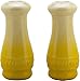 Le Creuset Stoneware Salt and Pepper Shakers, Soleil