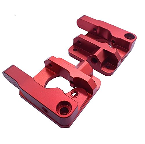 Lysee 3D Printer Parts & Accessories - 50pcs Mk8 Red Remote Extruder for 3D Printer Parts Upgrade MK8 Full Metal extruder 3D Accessories Wholesale - (Size: Left)