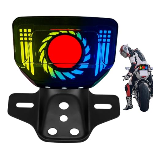 Clignotants de moto à LED puissants avec feu d'arrêt de frein intégré
