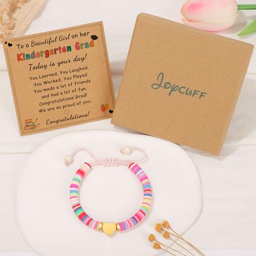 Image of JoycuFF 2026 Kindergarten Graduation Gifts for Her, Cute Heart Cross Bracelet Gifts for Her, Graduation Gifts for Teen Women Daughter Niece Granddaughter