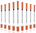 10 Pack 1ml 0.3x8mm Plastic Multiple Uses Distribution Measuring Tools,Individually Sealed Packaging,Lab Accessories for Pet Feeding Liquid Separation Cake Decoration (10)