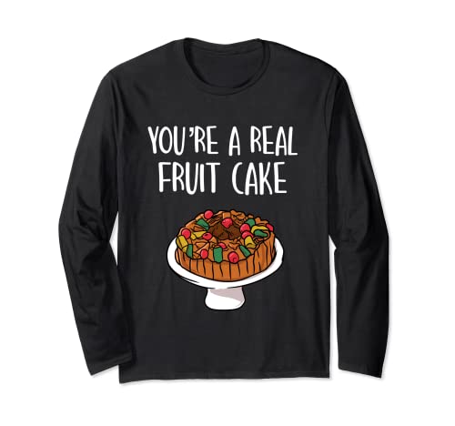 Tenue de Thanksgiving - Jour de la dinde d'automne - Gâteau de fruits amusant Manche Longue
