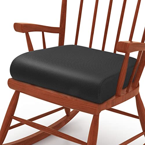 Youfi Large Seat Cushion For Desk Chair, 19 X 17.5 X 4 Inch Thick Memory Foam, With Cooling Gel Layer And Non-Slip Bottom, Chair Cushion For Home Office #TOP4