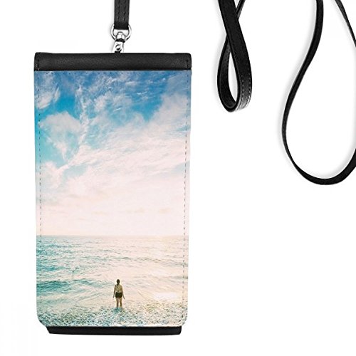 Pochette téléphone anti-rayure et petit sac suspendu noir pour protéger votre smartphone