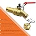 Upgrade Water Heater Drain/Flush Ball valve kit, Full-Port Valves 3/4