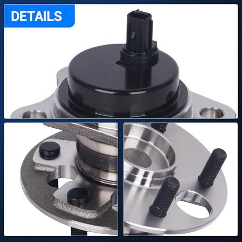Autoround 512418 Rear Wheel Bearing and Hub Assembly Compatible with Scion xB 2008 2009 2010 2011 2012 2013 2014 2015, 5 Lugs w/ABS by Autoround - Image 7
