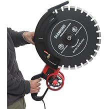 110V 5800W Electric Concrete Saw, 16 Wall Concrete Cutter, Circular Saws with Saw Blade and Rolling Pulley, for Stone, Brick, Porcelain, Concrete