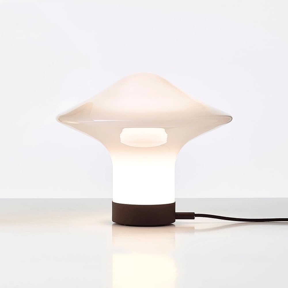 DFAEEKIYO Simple Model House Glass Desk Lamp Creative Counter Light for Living Room and Bedroom