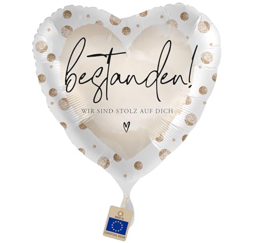 Folienballon Bestanden Prüfung Stolz auf Dich Ballon für Abitur Bachelor