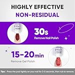 250 Pack Bulk Acetone Nail Polish Remover Pads, Individually Wrapped & Travel-Friendly, Quick & Effective for Gel & Fingernail Polish, Home & Professional Nail Polish Removal Wipes - Image 4