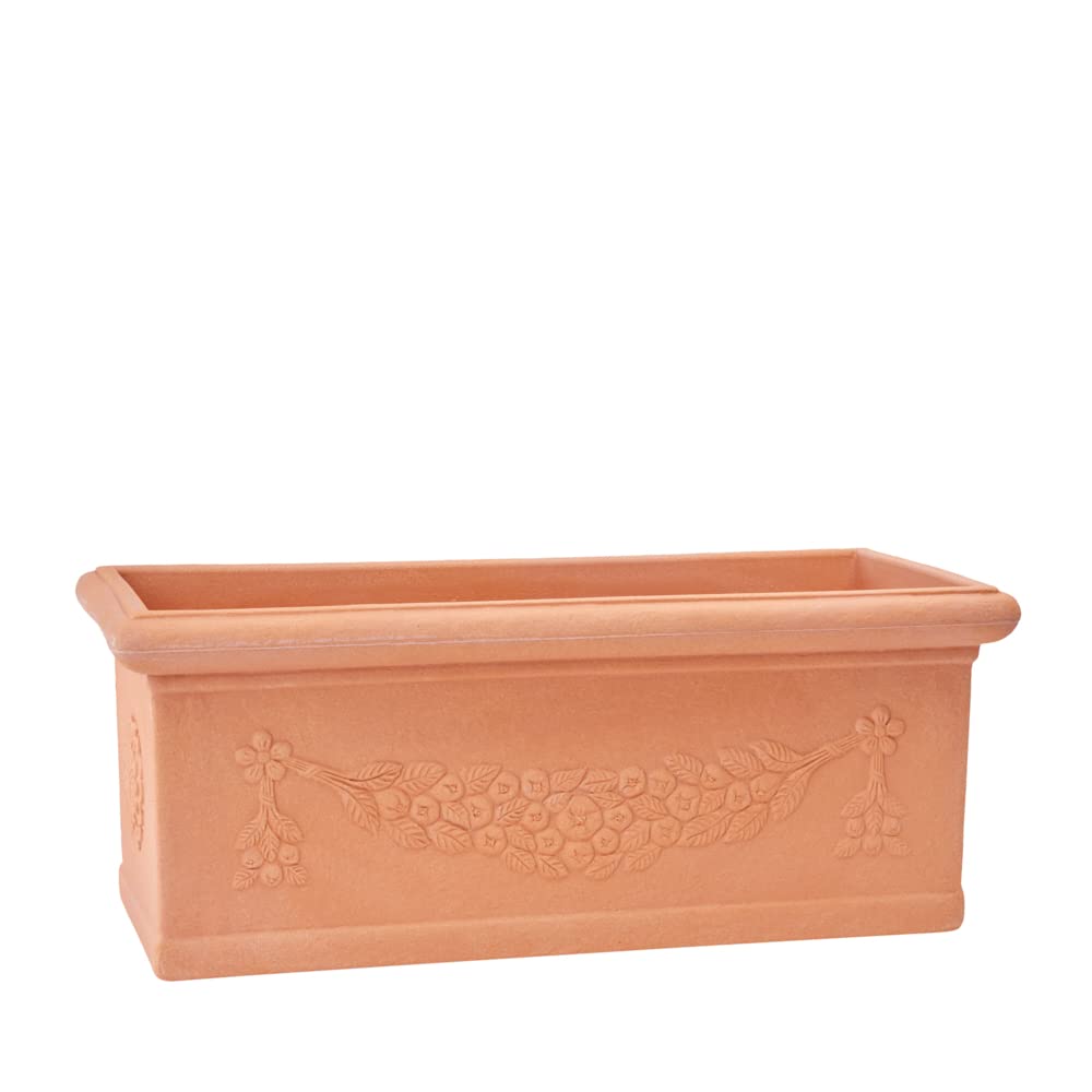 Sottovaso Cassettone Basic Per Fiori E Piante Da Giardino / 50 Cm Antracite 88037210