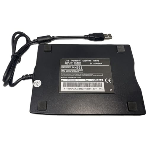 Aniyaa USB External Floppy Drive Floppy Disk Drive 3.5 Inch 1.44M USB Computer Mobile Floppy Drive Plate
